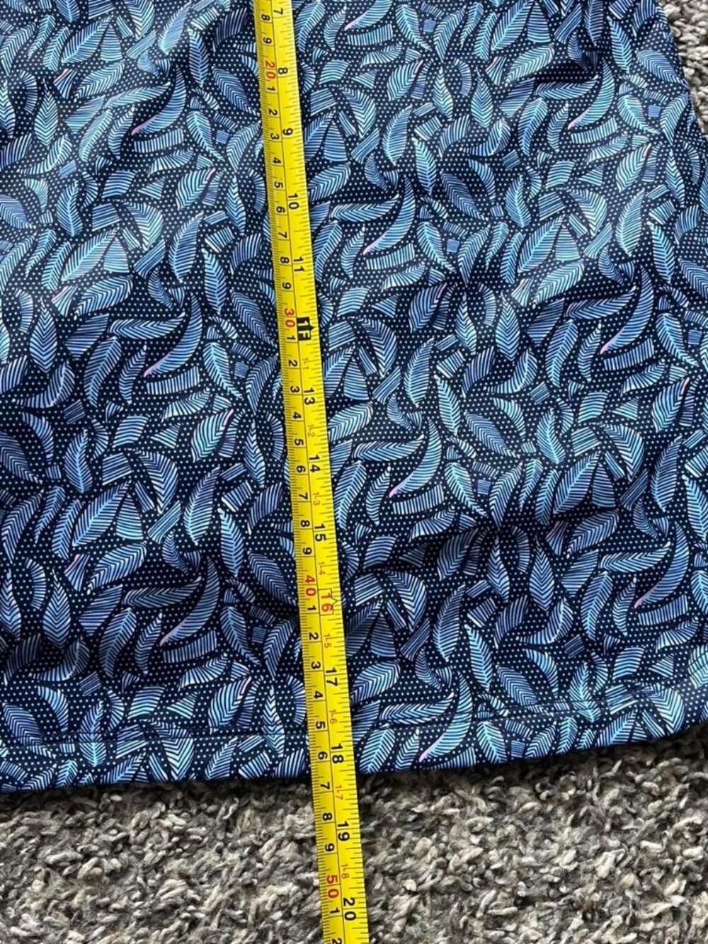 Peter Millar Wmn Sm Blue Alice Petal Hem Tennis Skort Floral Golf Lined Stretchy - Picture 7 of 7